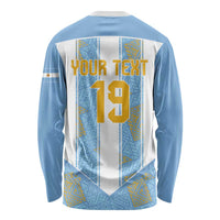 Custom World Football 2026 Argentina Long Sleeve Shirt La Albiceleste Pride Sun of May