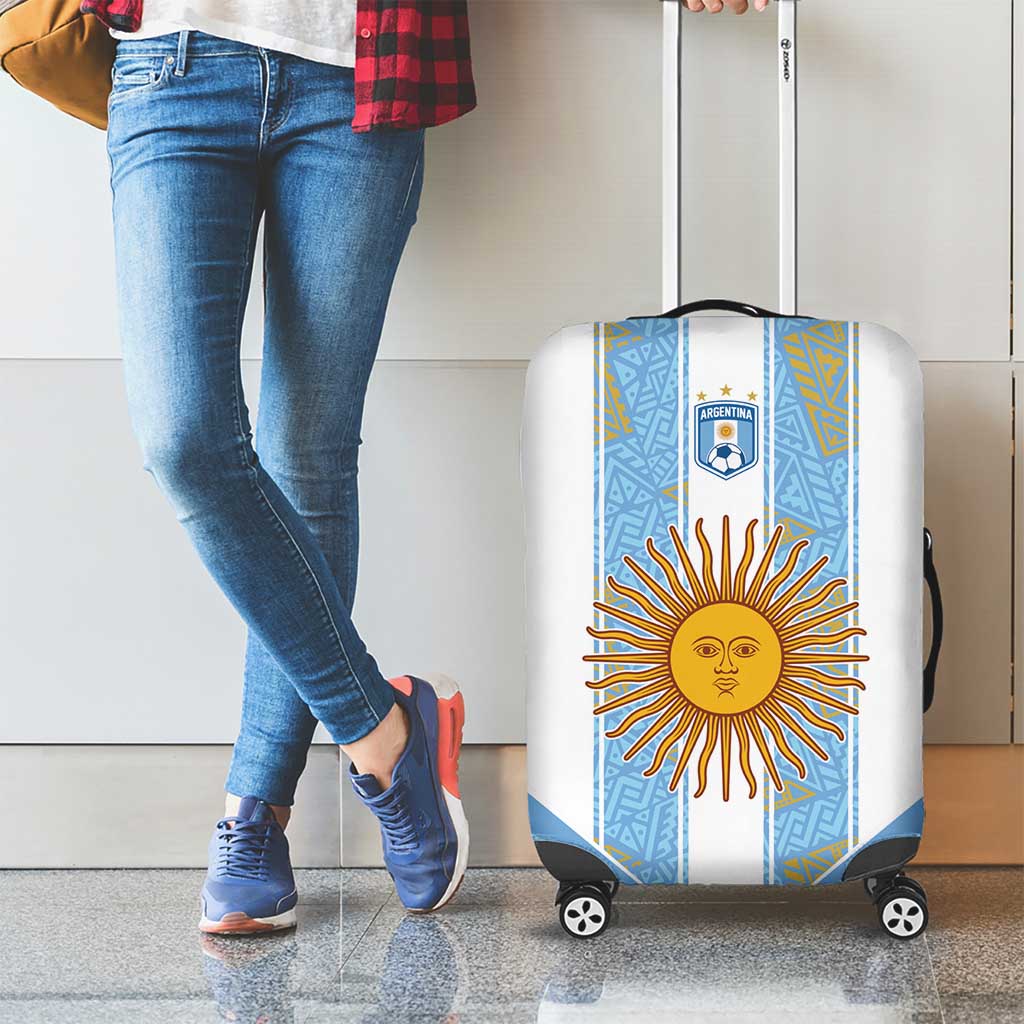 World Football 2026 Argentina Luggage Cover La Albiceleste Pride Sun of May
