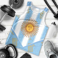 Custom World Football 2026 Argentina Men Tank Top La Albiceleste Pride Sun of May
