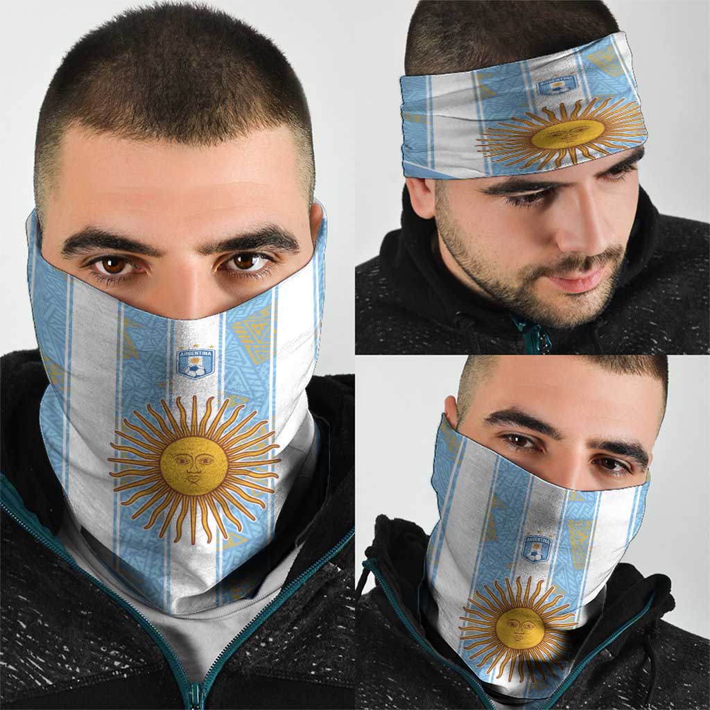 World Football 2026 Argentina Neck Gaiter La Albiceleste Pride Sun of May