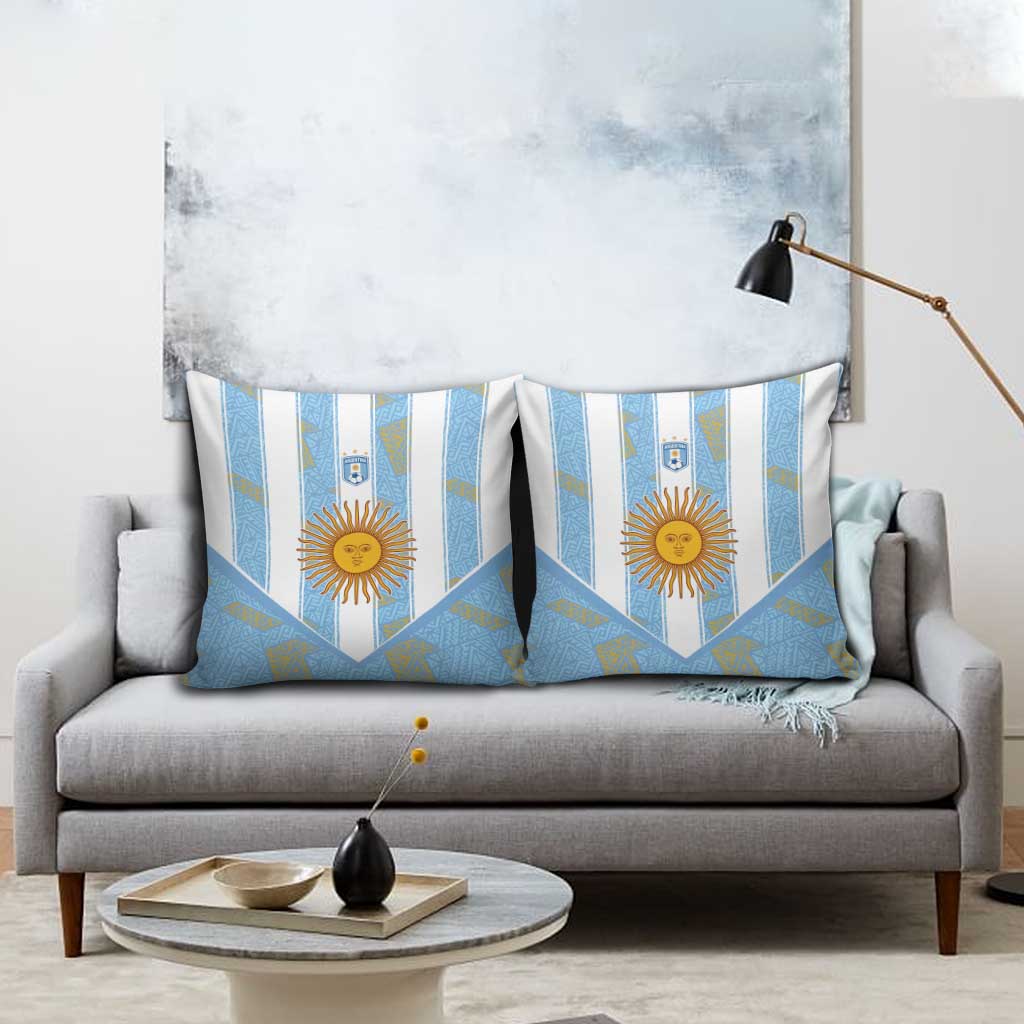 World Football 2026 Argentina Pillow Cover La Albiceleste Pride Sun of May