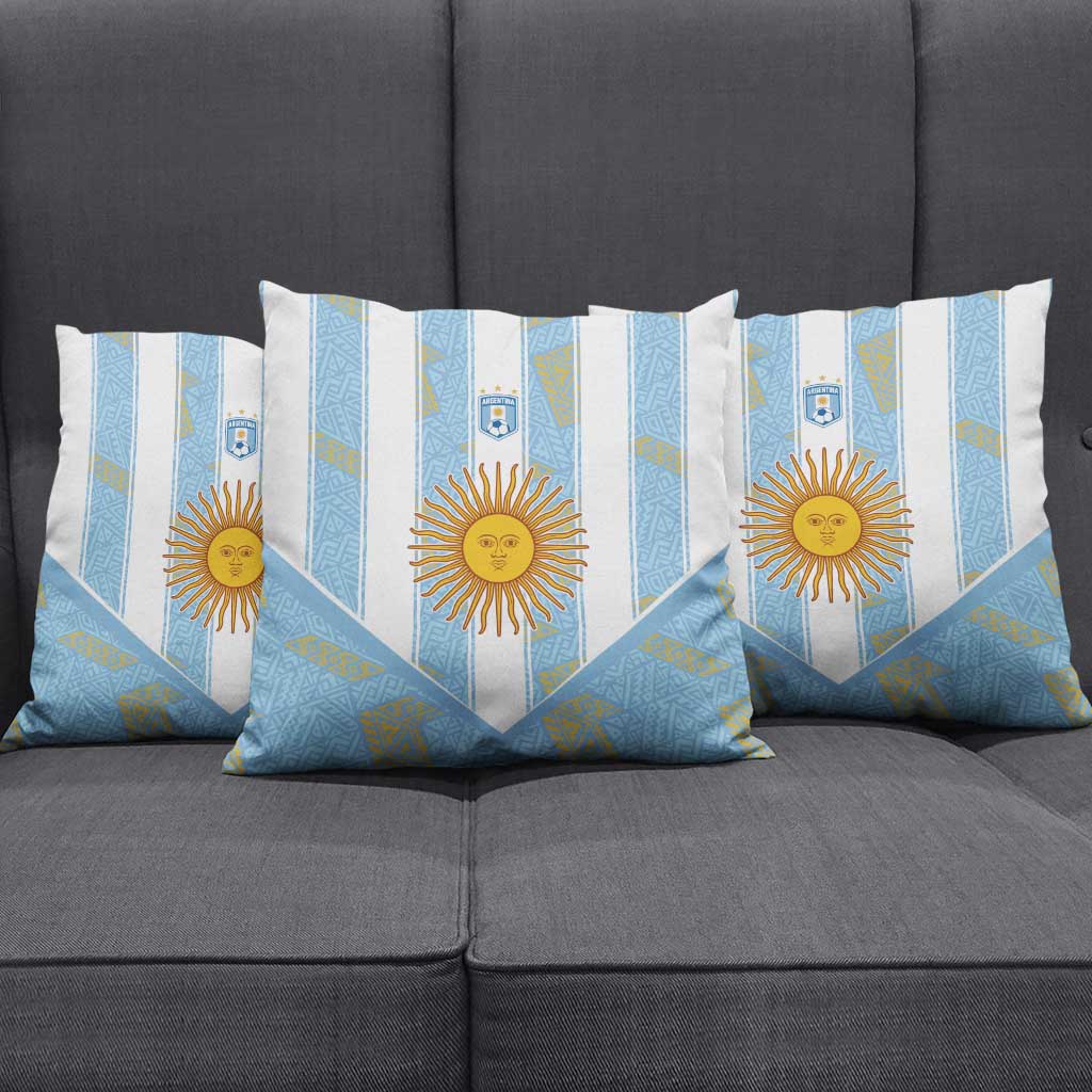 World Football 2026 Argentina Pillow Cover La Albiceleste Pride Sun of May