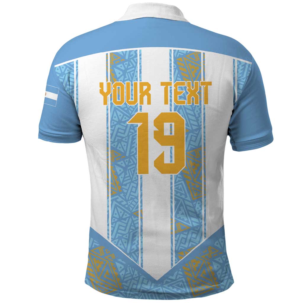 Custom World Football 2026 Argentina Polo Shirt La Albiceleste Pride Sun of May