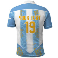 Custom World Football 2026 Argentina Polo Shirt La Albiceleste Pride Sun of May