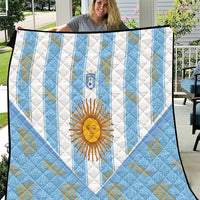 World Football 2026 Argentina Quilt La Albiceleste Pride Sun of May