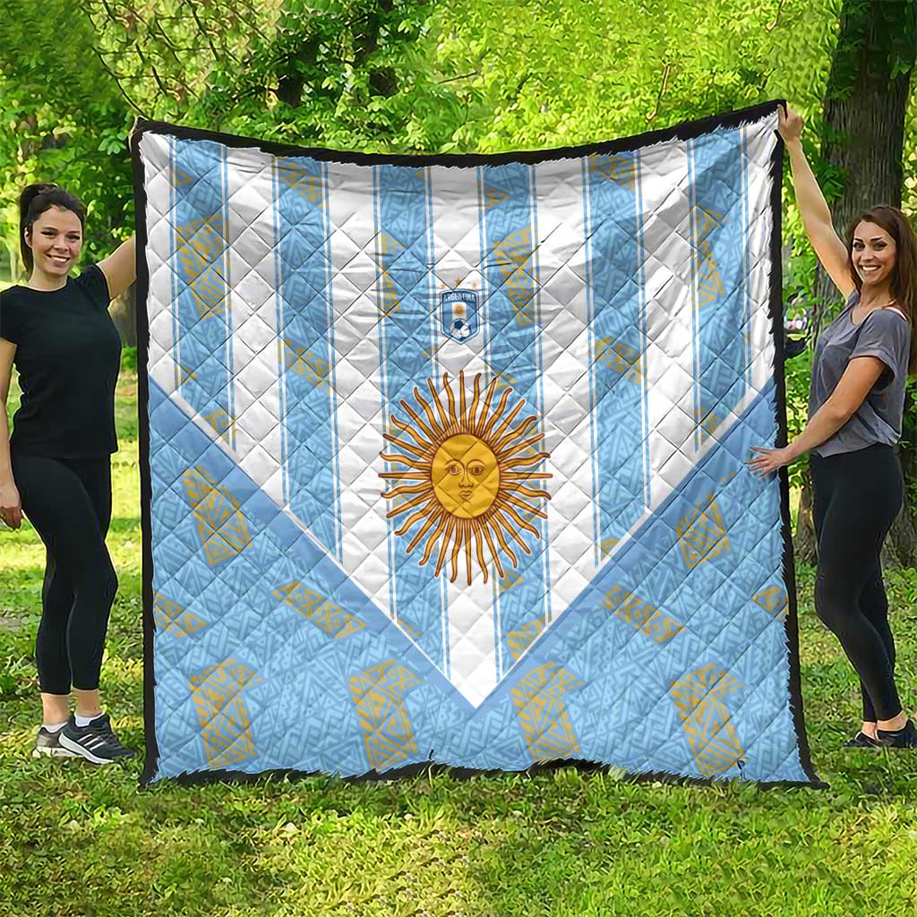 World Football 2026 Argentina Quilt La Albiceleste Pride Sun of May