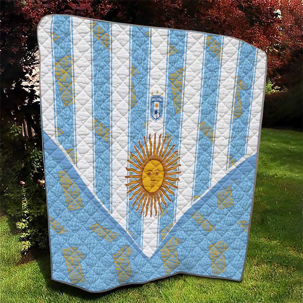 World Football 2026 Argentina Quilt La Albiceleste Pride Sun of May
