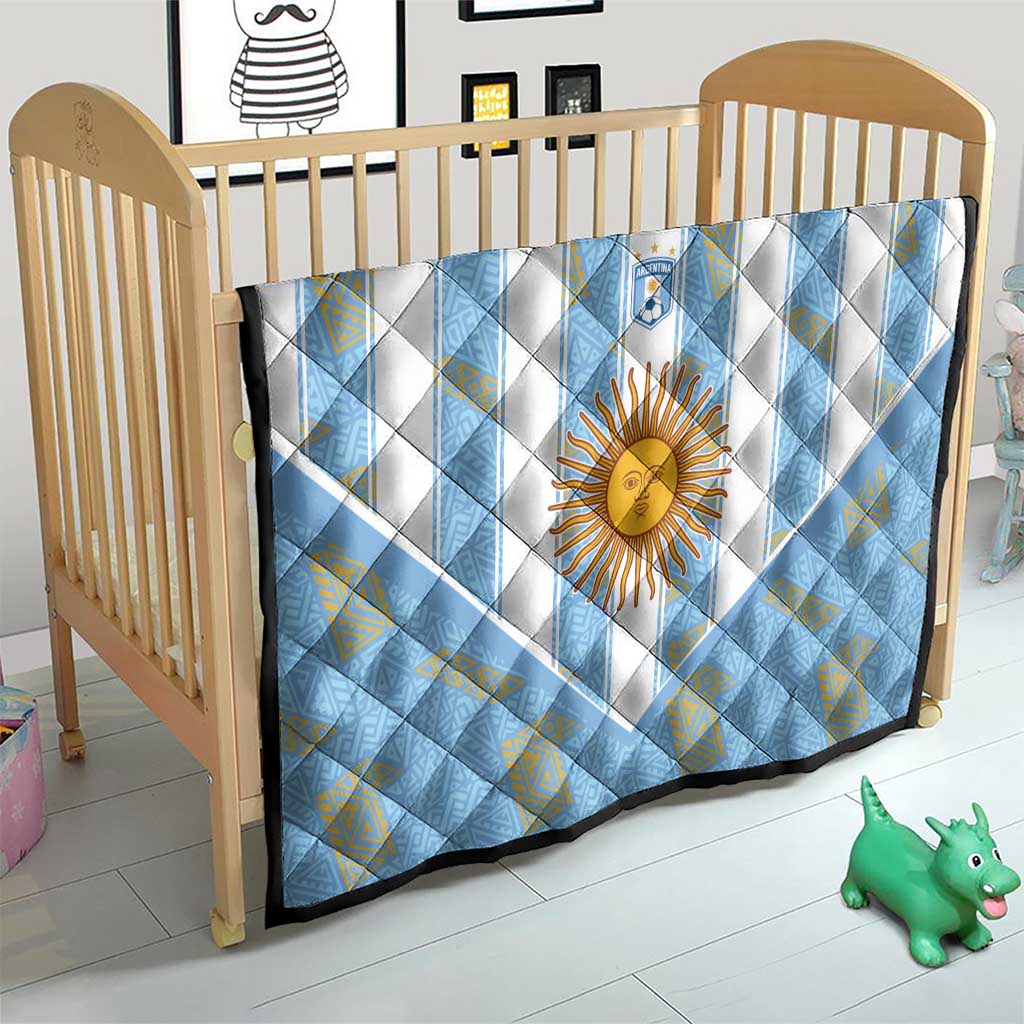 World Football 2026 Argentina Quilt La Albiceleste Pride Sun of May