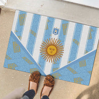 World Football 2026 Argentina Rubber Doormat La Albiceleste Pride Sun of May