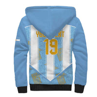 Custom World Football 2026 Argentina Sherpa Hoodie La Albiceleste Pride Sun of May