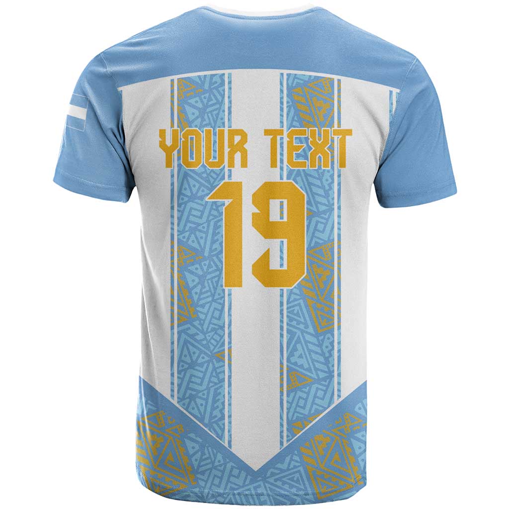 Custom World Football 2026 Argentina T Shirt La Albiceleste Pride Sun of May