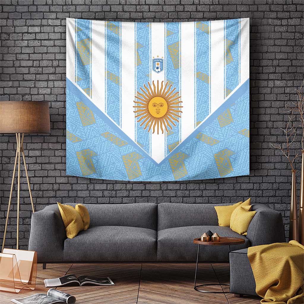World Football 2026 Argentina Tapestry La Albiceleste Pride Sun of May
