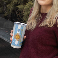 Custom World Football 2026 Argentina Tumbler Cup La Albiceleste Pride Sun of May