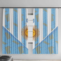 World Football 2026 Argentina Window Curtain La Albiceleste Pride Sun of May