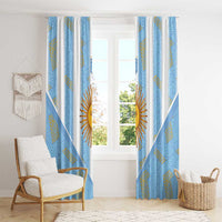World Football 2026 Argentina Window Curtain La Albiceleste Pride Sun of May