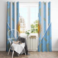 World Football 2026 Argentina Window Curtain La Albiceleste Pride Sun of May