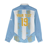 Custom World Football 2026 Argentina Women Casual Shirt La Albiceleste Pride Sun of May
