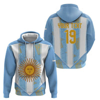 Custom World Football 2026 Argentina Zip Hoodie La Albiceleste Pride Sun of May