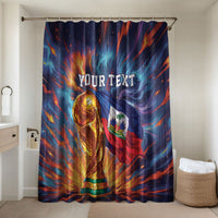 Personalized World Football 2026 Afro Haiti Bathroom Set Les Grenadiers Trophy Flag Art