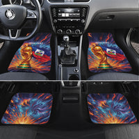 Personalized World Football 2026 Afro Haiti Car Mats Les Grenadiers Trophy Flag Art