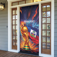 Personalized World Football 2026 Afro Haiti Door Cover Les Grenadiers Trophy Flag Art