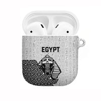 World Football 2026 Egypt AirPods Case Pharaohs Hieroglyphs Pride White Version