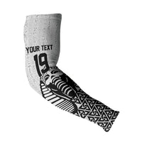 Custom World Football 2026 Egypt Arm Sleeves Pharaohs Hieroglyphs Pride White Version