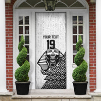 Custom World Football 2026 Egypt Door Cover Pharaohs Hieroglyphs Pride White Version