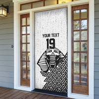 Custom World Football 2026 Egypt Door Cover Pharaohs Hieroglyphs Pride White Version