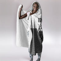 World Football 2026 Egypt Hooded Blanket Pharaohs Hieroglyphs Pride White Version