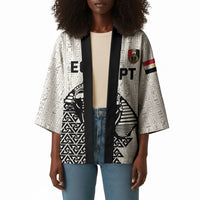 Custom World Football 2026 Egypt Kimono Pharaohs Hieroglyphs Pride White Version