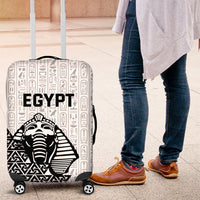 World Football 2026 Egypt Luggage Cover Pharaohs Hieroglyphs Pride White Version