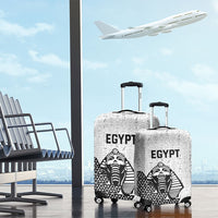 World Football 2026 Egypt Luggage Cover Pharaohs Hieroglyphs Pride White Version