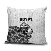 World Football 2026 Egypt Pillow Cover Pharaohs Hieroglyphs Pride White Version