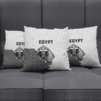 World Football 2026 Egypt Pillow Cover Pharaohs Hieroglyphs Pride White Version