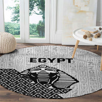 World Football 2026 Egypt Round Carpet Pharaohs Hieroglyphs Pride White Version