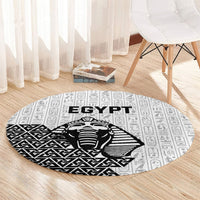 World Football 2026 Egypt Round Carpet Pharaohs Hieroglyphs Pride White Version