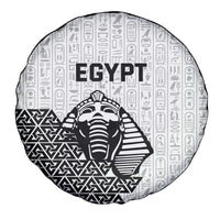 World Football 2026 Egypt Spare Tire Cover Pharaohs Hieroglyphs Pride White Version