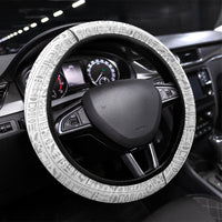 World Football 2026 Egypt Steering Wheel Cover Pharaohs Hieroglyphs Pride White Version