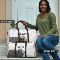 World Football 2026 Egypt Travel Bag Pharaohs Hieroglyphs Pride White Version