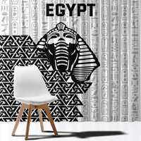 World Football 2026 Egypt Window Curtain Pharaohs Hieroglyphs Pride White Version