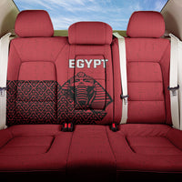 World Football 2026 Egypt Back Car Seat Cover Pharaohs Hieroglyphs Pride Red Version