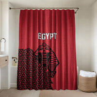 World Football 2026 Egypt Bathroom Set Pharaohs Hieroglyphs Pride Red Version
