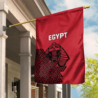 World Football 2026 Egypt Garden Flag Pharaohs Hieroglyphs Pride Red Version