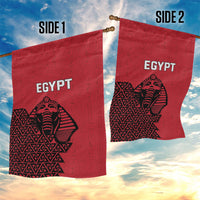 World Football 2026 Egypt Garden Flag Pharaohs Hieroglyphs Pride Red Version