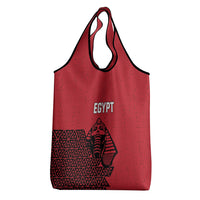 World Football 2026 Egypt Grocery Bag Pharaohs Hieroglyphs Pride Red Version