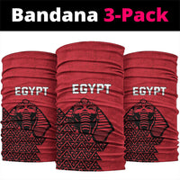 World Football 2026 Egypt Neck Gaiter Pharaohs Hieroglyphs Pride Red Version