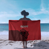 World Football 2026 Egypt Sarong Pharaohs Hieroglyphs Pride Red Version