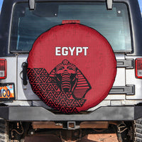 World Football 2026 Egypt Spare Tire Cover Pharaohs Hieroglyphs Pride Red Version