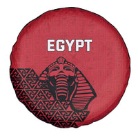 World Football 2026 Egypt Spare Tire Cover Pharaohs Hieroglyphs Pride Red Version